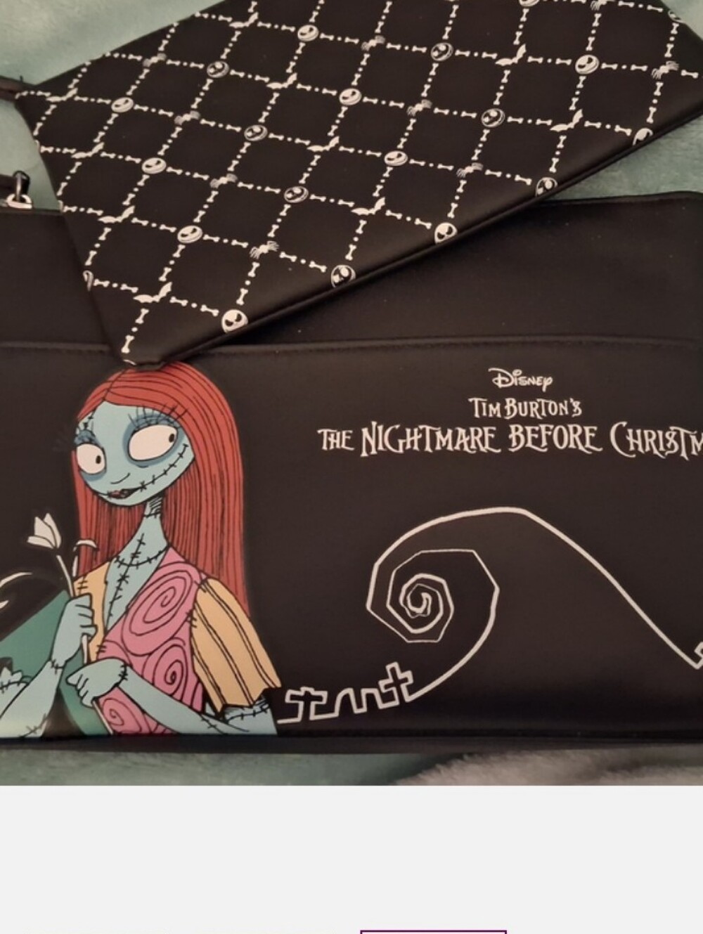 Primark Disney Nightmare Before Christmas Cosmetic Makeup Bag 2 Piece set NWT